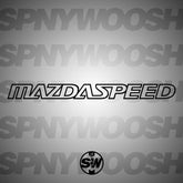 Mazdaspeed Outline Decal